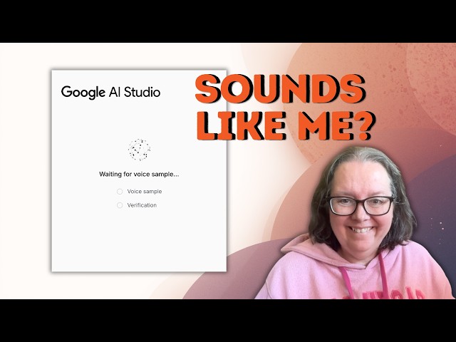 Clone your voice - New from Google AI Studio!