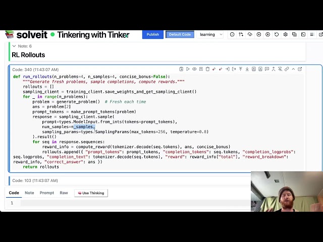 Tinkering with Tinker: Training LLMs with RL using Thinking Machines' fantastic new service