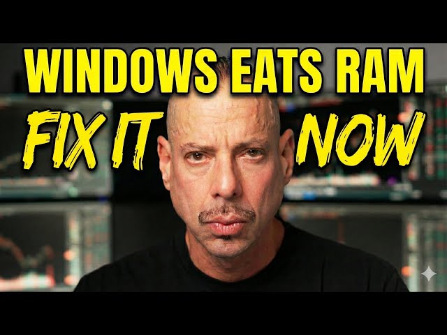 Traders! This Windows Setting Is Stealing Your RAM Right Now!  Disable It