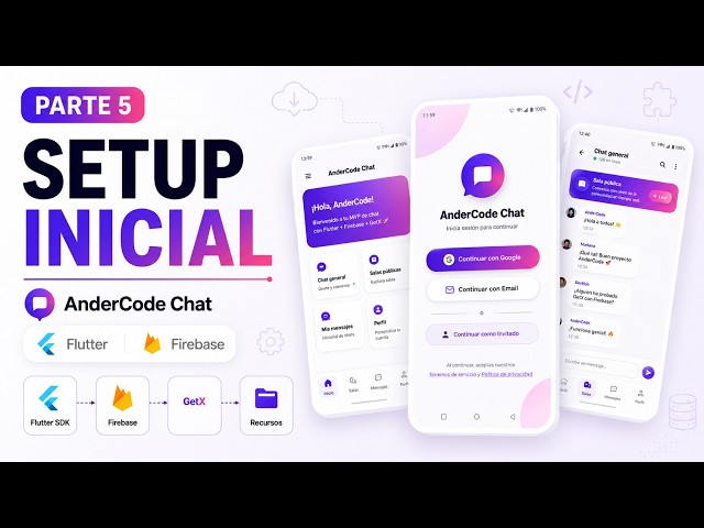 Installation and Resources to Create a Chat App with Flutter and Firebase
