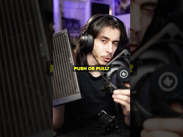Radiator Push VS Pull Explained - #radiator #watercooling