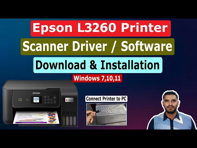 Epson L3260 Printer Scanner Driver / Software Download and Installation
