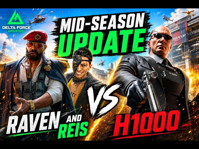 Boss vs Boss Event, 2600 Free Delta Ticket, Treasure hunt, Mid season update @DeltaForceGame 