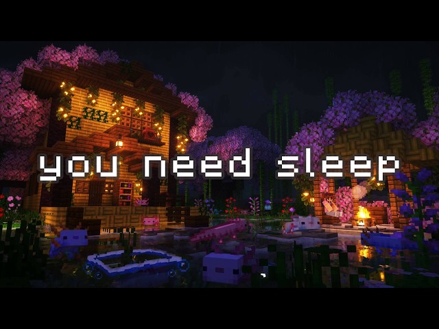 no more thinking tonight... (minecraft music w/ soft rain)