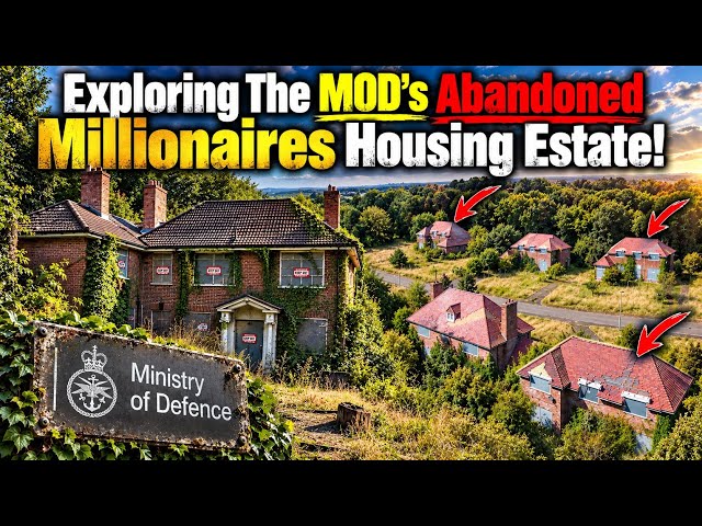 Exploring The MOD’s Abandoned Millionaires UK Housing Estate Full Of Huge Properties & Mansions!  