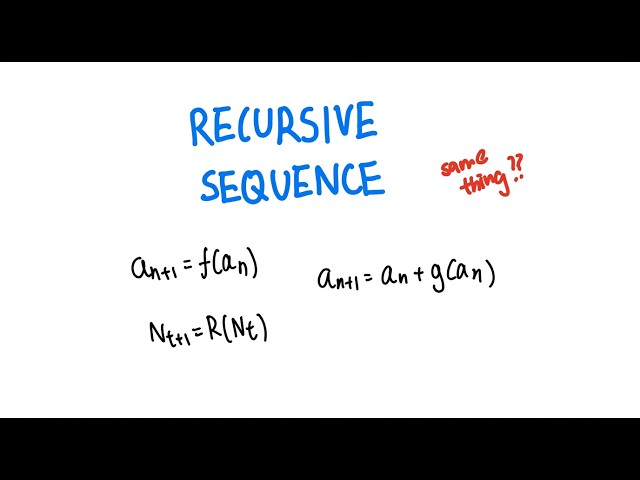 Recursive Sequence & Difference Equations