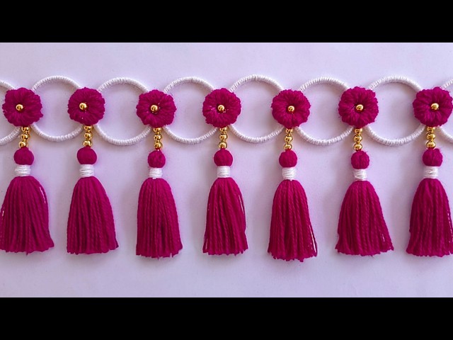 New Toran Design Idea ! Easy Door Hanging for Home Entrance Door - Home Decor Ideas - Bangle Toran
