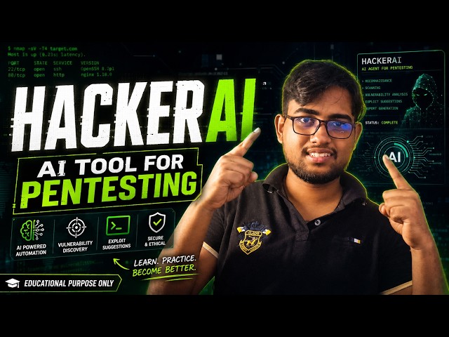 HackerAI – AI-Powered Penetration Testing | Cybersecurity Tutorial