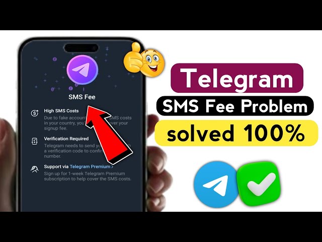 How to Fix Telegram code SMS problem 2026 | Fix Telegram SMS Fee Problem solved 