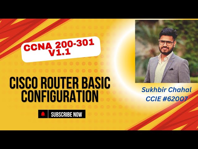 Cisco Lab: Basic Router Configuration | Cisco Packet Tracer
