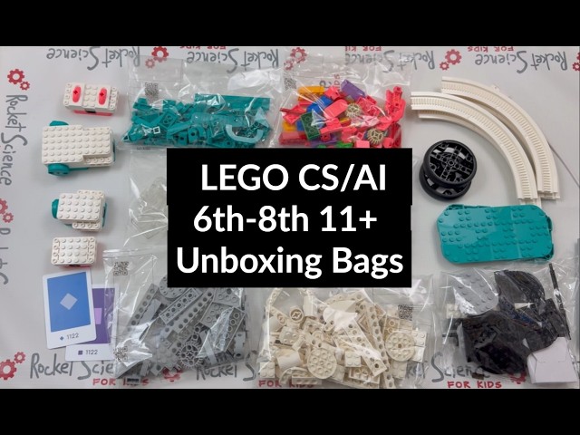 LEGO Education bags and elements for the NEW CS/AI set #45522 for 11+ (6th-8th)