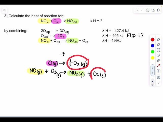 Hess’ Law Problem Example