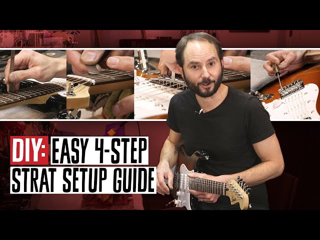 DIY: Easy 4-Step Guitar Setup - Adjusting Neck, Setting String Action, Filing Nut Slots & Intonation