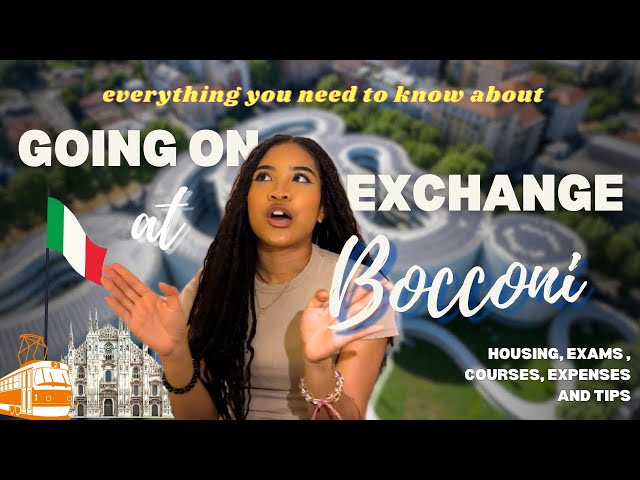 EVERYTHING you *SHOULD KNOW* being an EXCHANGE STUDENT AT BOCCONI: Exams, Housing, Courses & More