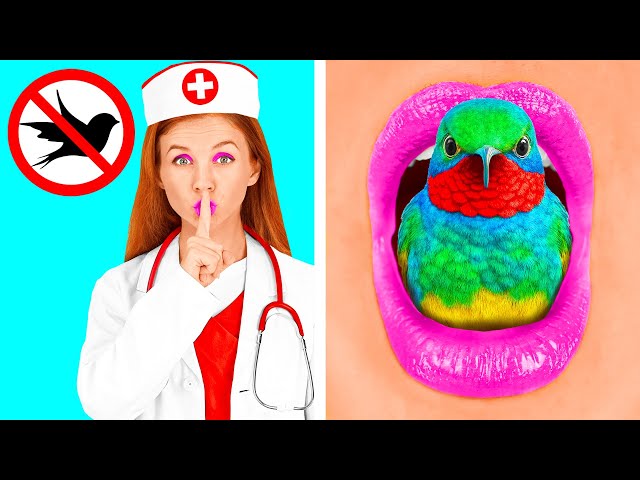 How To Sneak Pets From Dentist | Prank Wars by PaRaRa Challenge