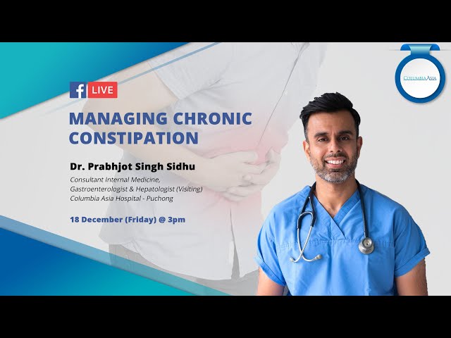 Doctors Go Live: Managing Chronic Constipation
