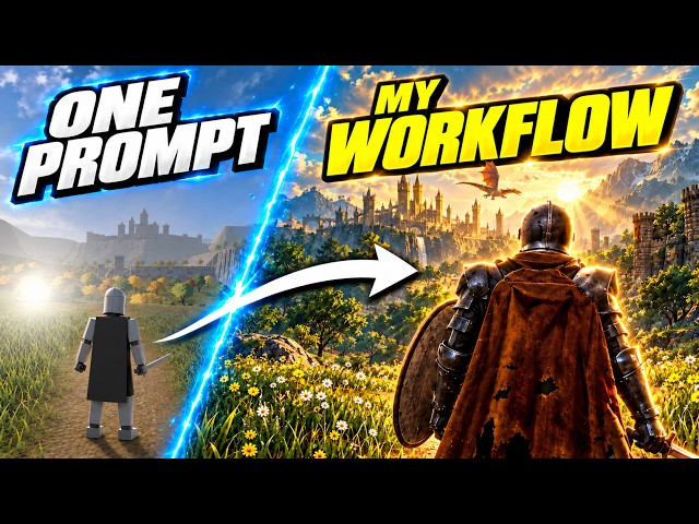 How I Build AI Games That Actually Look Good (My Full Workflow)