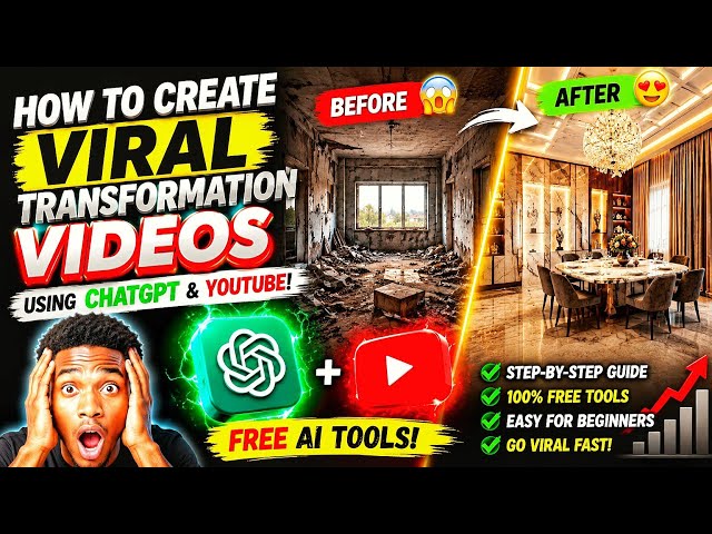 🔥 How I Create Viral Luxury Interior Renovation Videos With AI (Exact Prompts)😱#fyp 