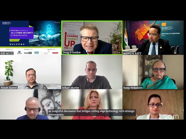 IOD Global Webinar AI & Cyber Security in Boardrooms