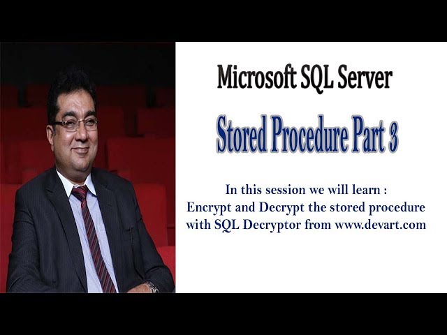 Microsoft SQL Serve Stored Procedure Part 3 in Urdu