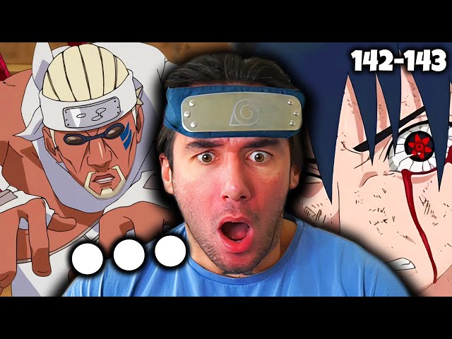 SASUKE vs KILLER BEE 🔥 Naruto Shippuden 142-143 Reaction
