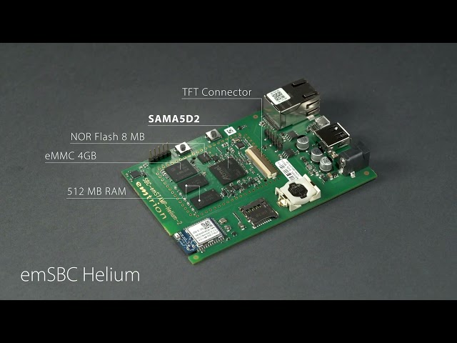 emSTAMP Helium System on Module | Single Board Computer SAMA5D27