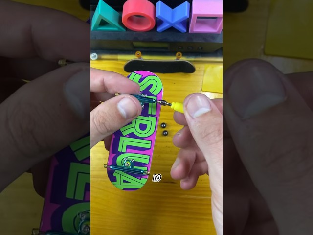 🤔❌ COMO ARMAR UN FINGERBOARD / TECH DECK ✅🎯 #fingerboard #youtubeshorts #techdeck