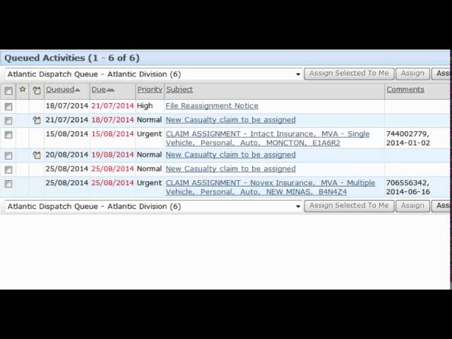 How to display queues