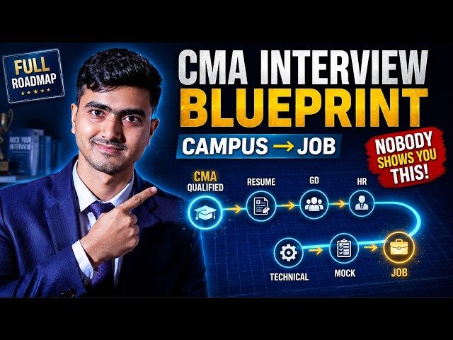 CMA Campus Placement June 2026 | Complete Interview Roadmap