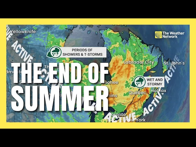The end of summer in Canada: what the weather forecast says