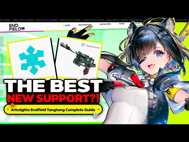 TANGTANG IS CRAZY! The BEST Tangtang Guide & Build (Weapons, Gear & Teams) - Arknights: Endfield
