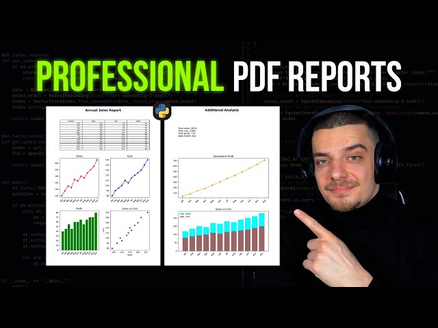 Create Professional PDF Reports with Matplotlib in Python