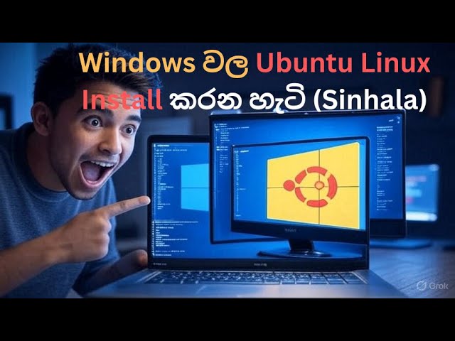 How To Install Ubuntu Linux on You Windows PC In Sinhala - Install Ubuntu 24.04.2 LTS | Black Tiger