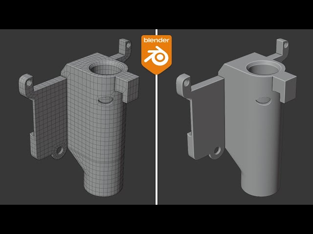 Blender Practice – Modeling a Mechanical Pen Holder Tool