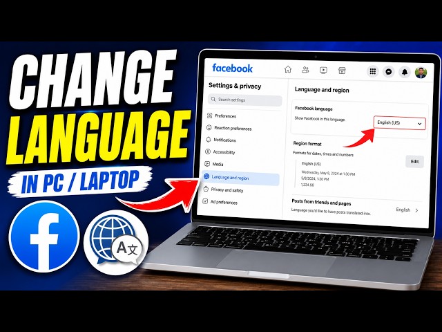 Is Your Facebook In The Wrong Language? Here's How To Fix It!