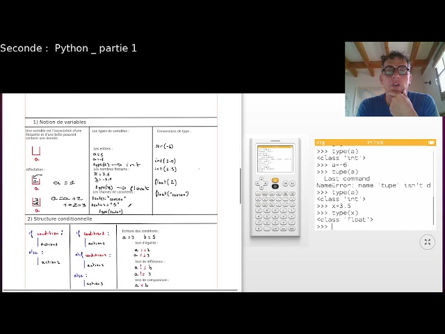 Seconde  : Python , partie 1