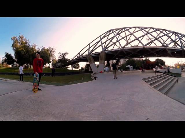Skate Park - Parque Araucano - Video 360 4K HD