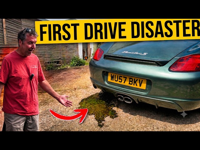 Porsche DIY novice engine swap - the first drive since replacing the bore scored engine!