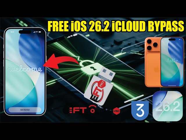 FREE iOS 26.2 iCloud Bypass 🔓 Remove iPhone Activation Lock | EFT Pro 2026