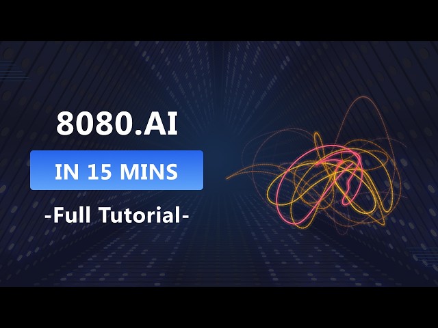 8080.AI Complete Tutorial (2026) | Build Full-Stack Apps with AI