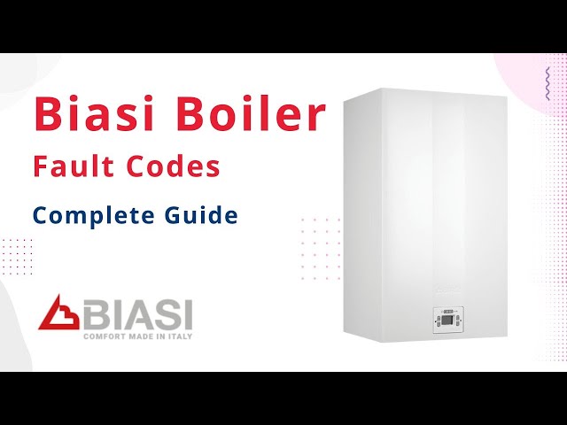 Biasi Boiler Fault Codes