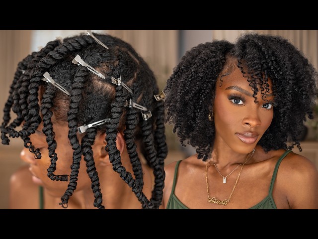 2-Strand Twist Out Tutorial | My Updated Twist Out Routine | Curltober