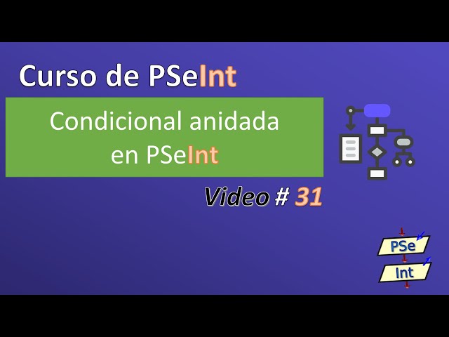 31. Nested Conditionals in PSeInt - Definition