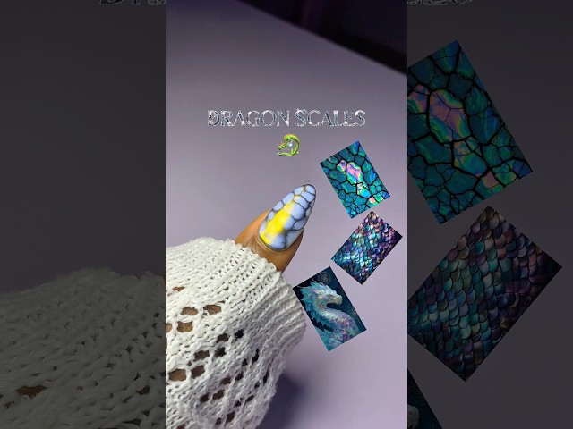 Dragon Scales | Super Easy & Beginner Friendly Tutorial🐉💎 #dragonscales #houseofdragons