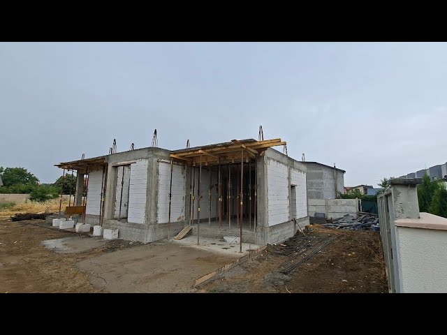 Casă pasivă ! ( etapa 2 : zidarie si placa de beton ) 