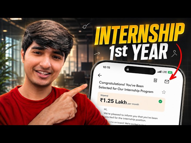 How I’d Land a Tech Internship in 1st Year (If I Knew ZERO Coding)