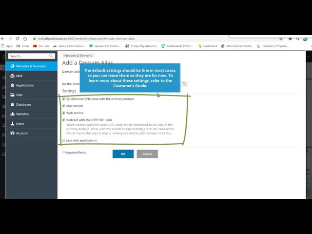 Plesk web host edition tutorial - EthioTech