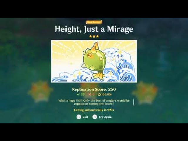 Genshin Impact: All achievements scores illustrations - Mimetic Replication - A Parade of Providence