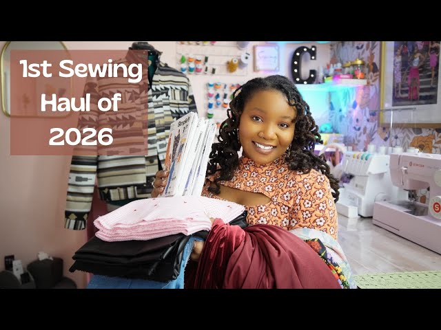 My FIRST Sewing Haul of 2026 ✨ Fabric, 50¢ McCall’s Patterns & a Game-Changing Notion