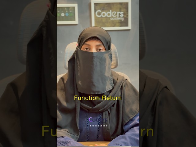 Function Return #javascript #webdevelopment #codersacademy
